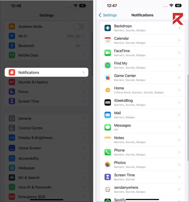 Notification settings for iphone vibrations to resolve random iphone vibrates