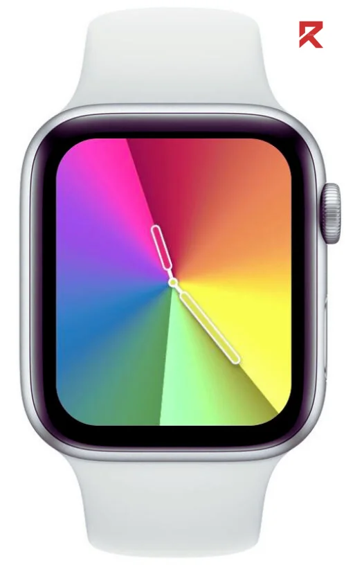 This is Gradient watch face with reviewvibe logo