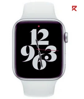 This is typography watch face with reviewvibe logo