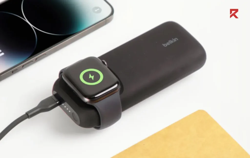 It is a powerbank on which apple watch is charging - way to charge iPhone without charger